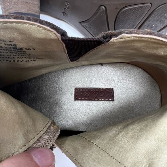 OluKai Kamahoi Women's Leather Booties Size 6.5 Fall Essentials Brown School - Picture 10 of 12